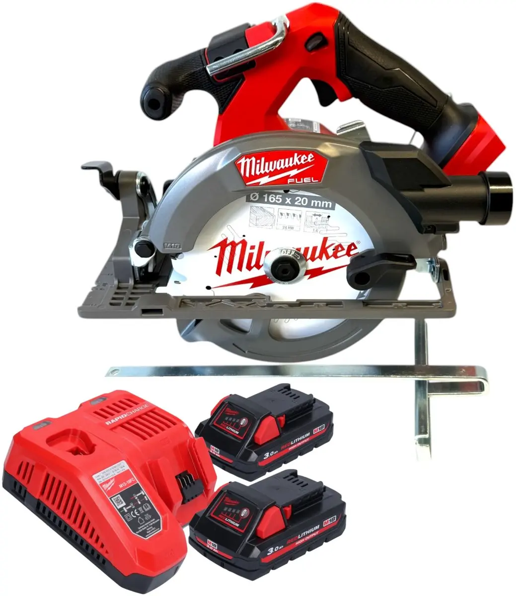 Milwaukee M18 FCS552-302 accu-handcirkelzaag 18 V 165 mm borstelloos + 2x accu 3