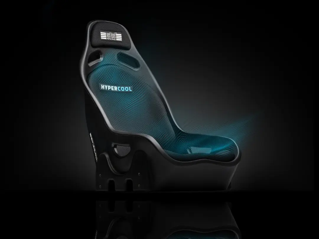 Next Level Racing ES1 HYPERCOOL Ventilated Sim Racing Stoel NLR-E062 - Zwart - afbeelding 6 van 6