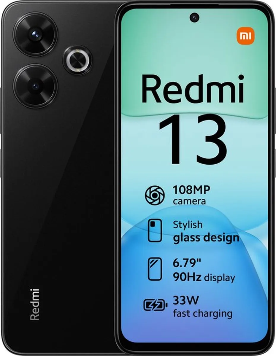 Xiaomi Redmi 13 XIRED13-256-BLK Smartphone - 8GB/256GB - Zwart