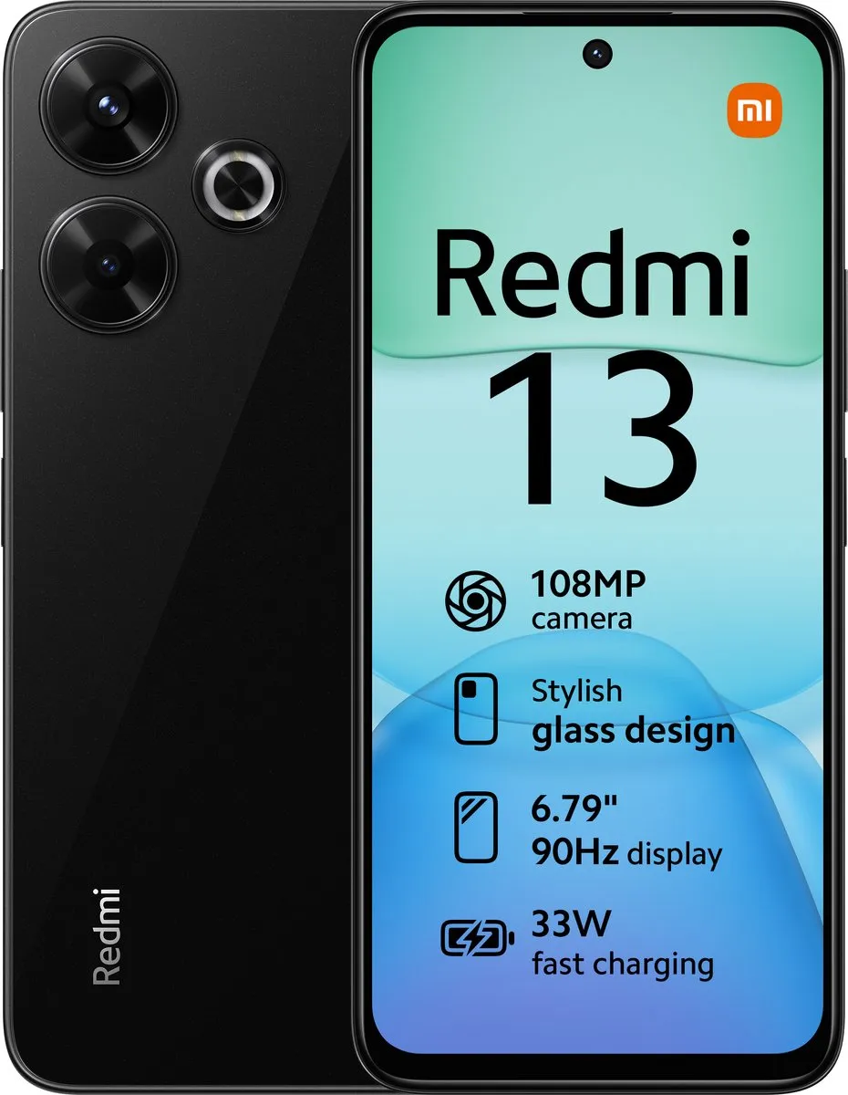 Xiaomi Redmi 13 XIRED13-256-BLK Smartphone - 8GB/256GB - Zwart