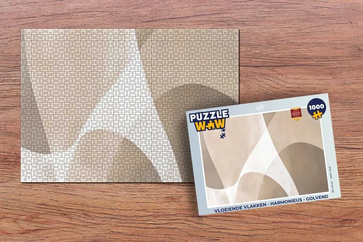 PuzzleWow Legpuzzel 1000 Stuks - Harmonieus Golvend