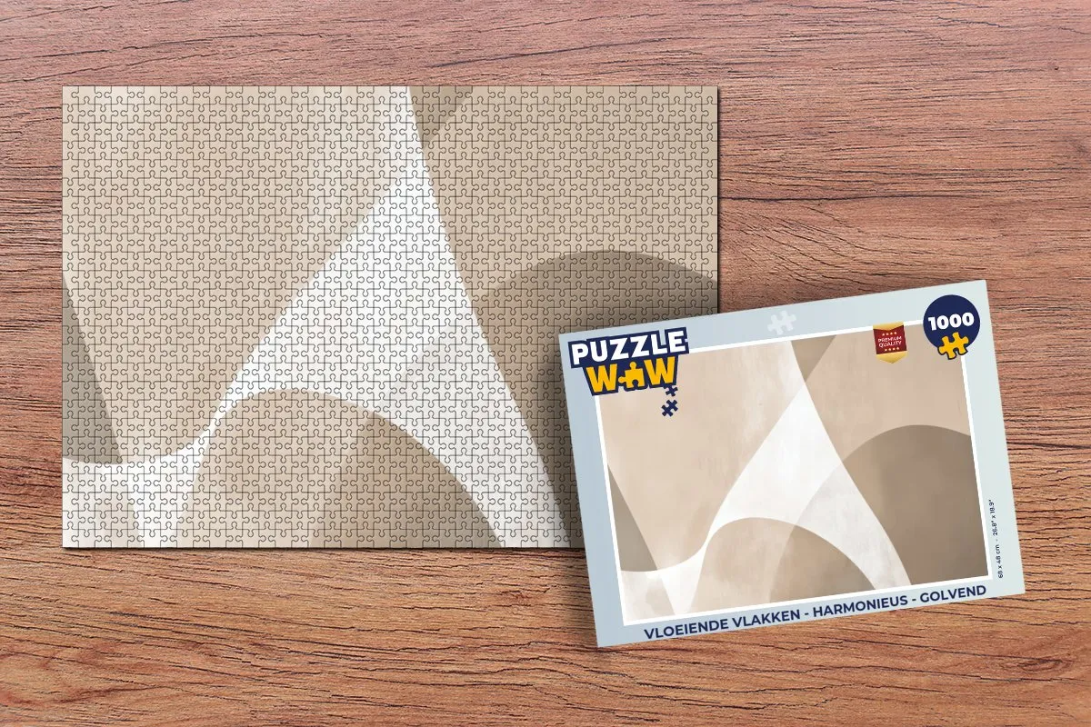 PuzzleWow Legpuzzel 1000 Stuks - Harmonieus Golvend
