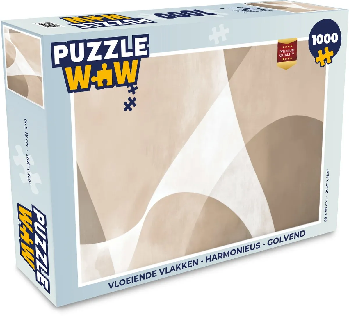 PuzzleWow Legpuzzel 1000 Stuks - Harmonieus Golvend