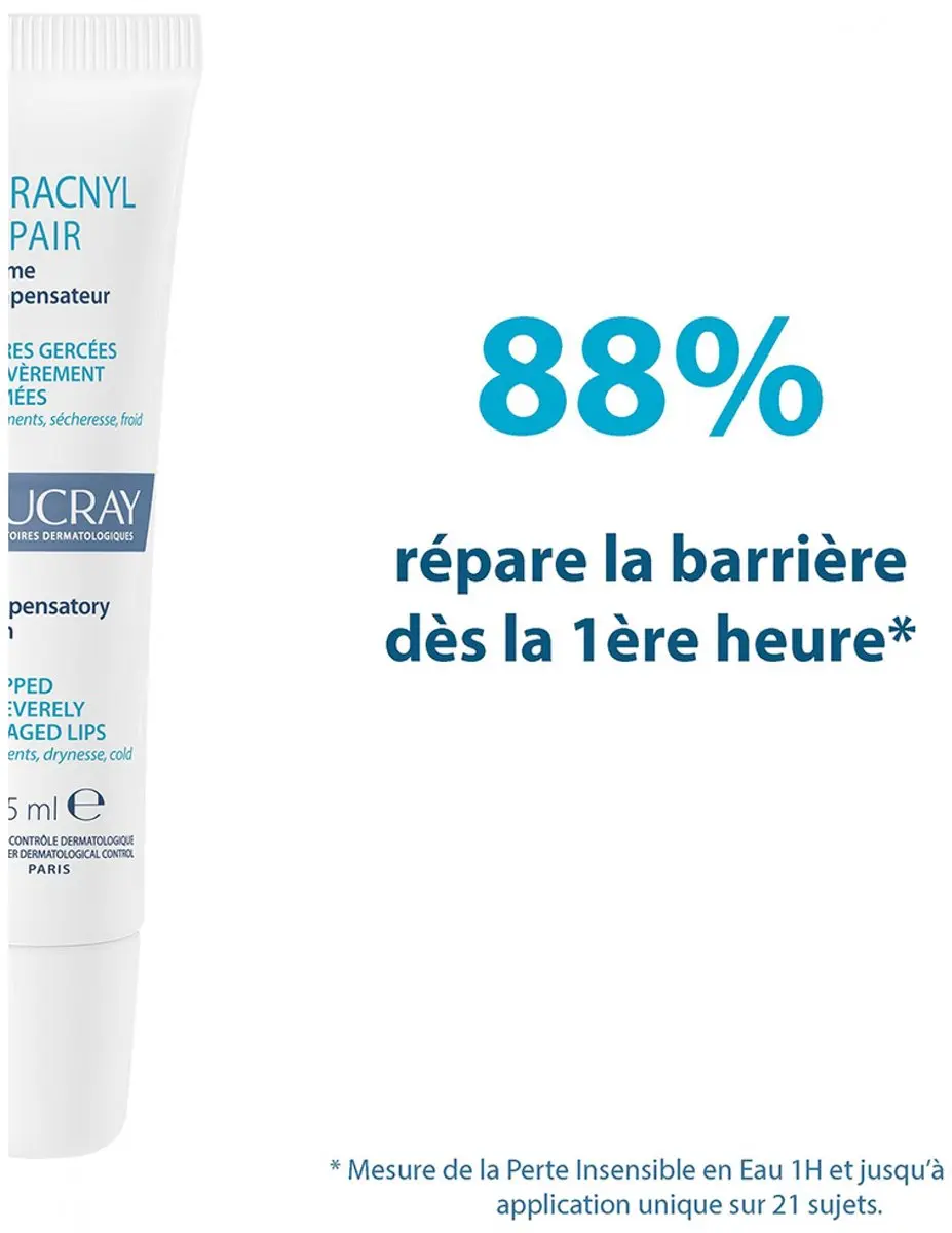 Ducray Keracnyl Repair Lip Balm 15ml - afbeelding 6 van 6
