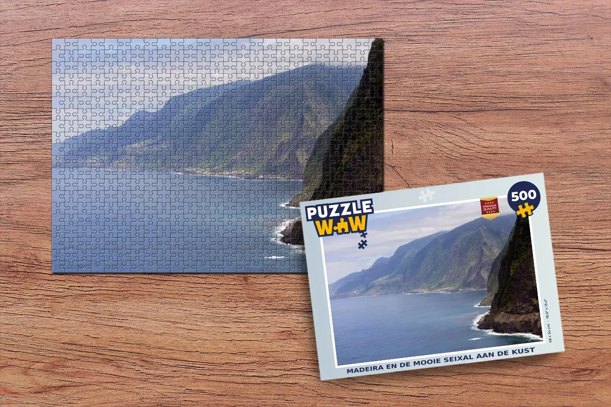 PuzzleWow Madeira Seixal Legpuzzel 500 Stuks