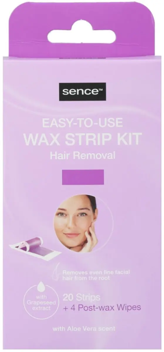 Sence Wax Strips + Post Wax Wipes