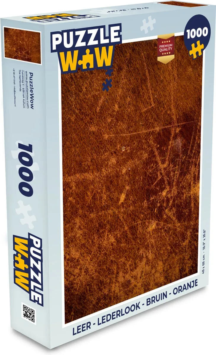 PuzzleWow Legpuzzel 1000 Stuks