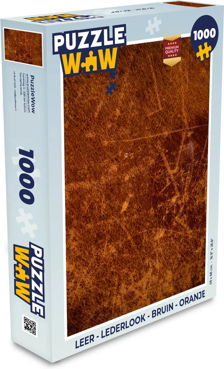 PuzzleWow Legpuzzel 1000 Stuks - Multicolor