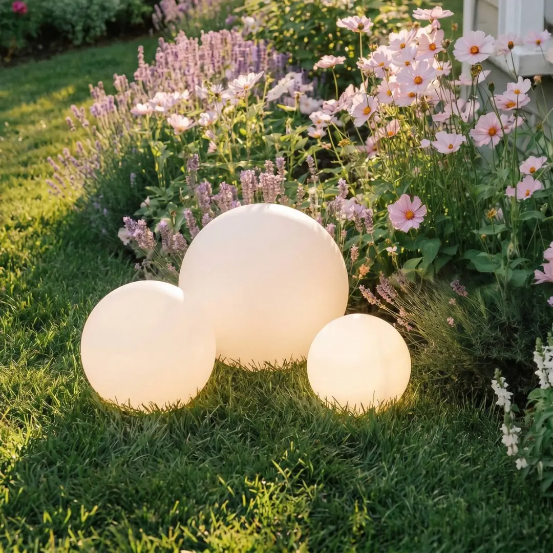 Lindby Solar Tuinverlichting 3-lichts - Wit