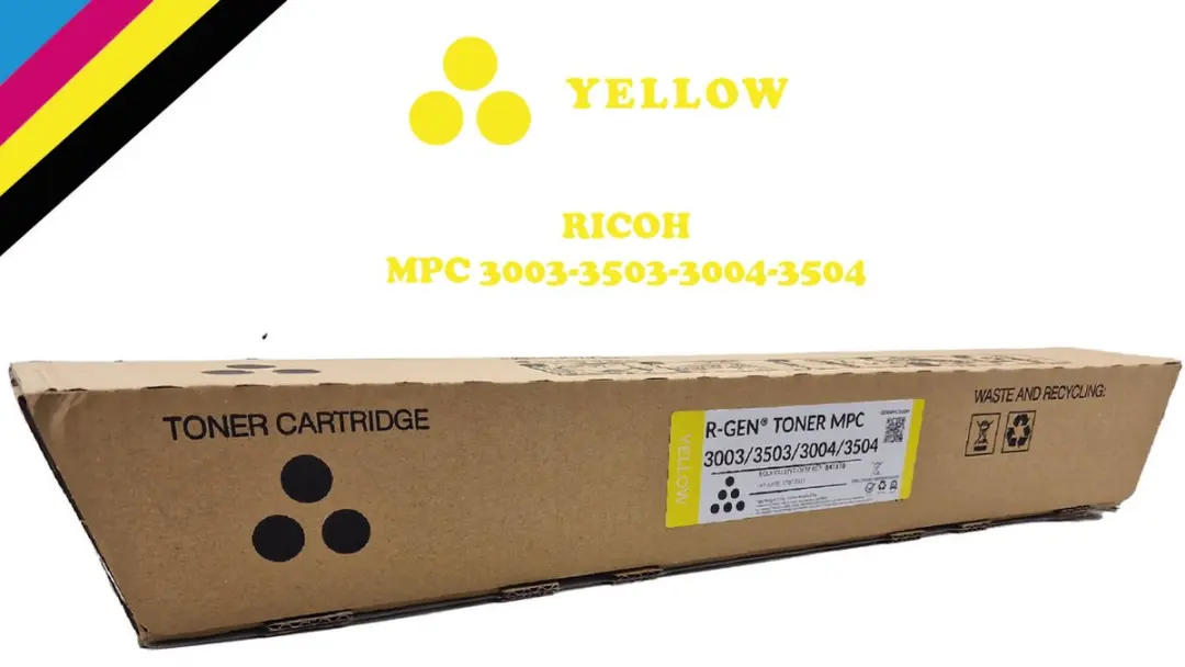 Toner Ricoh MP C3003 / 3503 / 3004 / 3504 Yellow