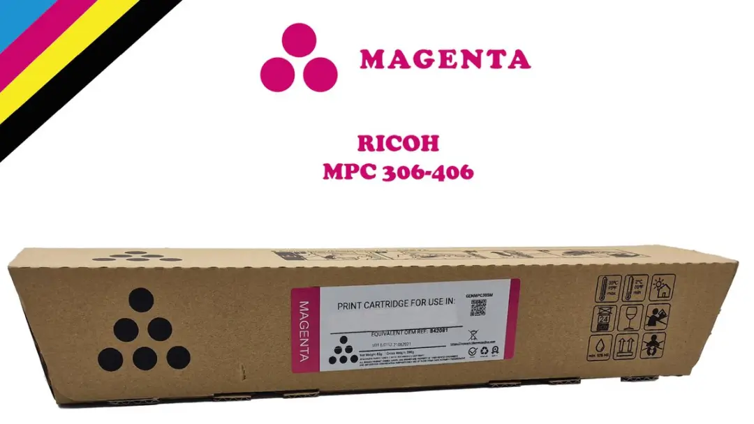 Toner Ricoh MP C306 / 307 / 406  Magenta