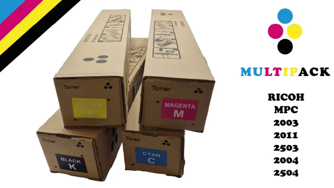Multipack Ricoh MP C2003 / 2503 / 2004 / 2504 BK / C / M / Y