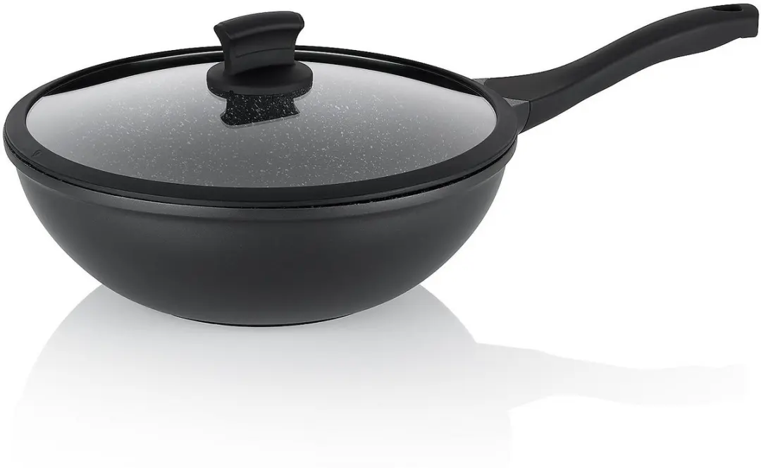 Wokpan met Deksel, Ø 30 cm, Non Stick