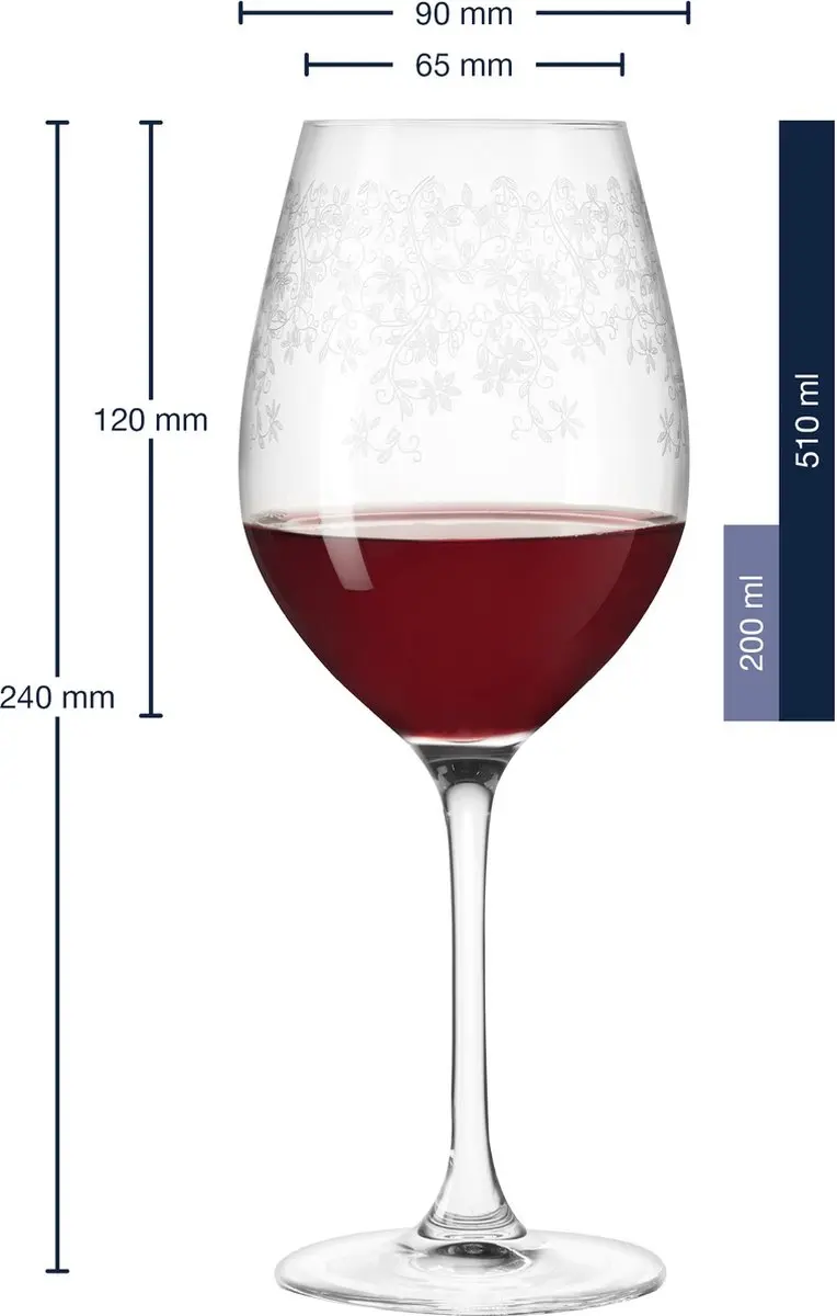 Leonardo Chateau Rode Wijnglas 0.51L - Set van 6 - afbeelding 6 van 6