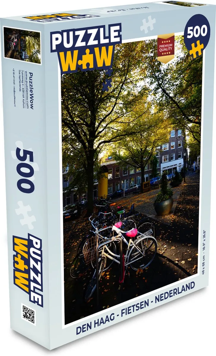 PuzzleWow Legpuzzel Den Haag 500 Stuks