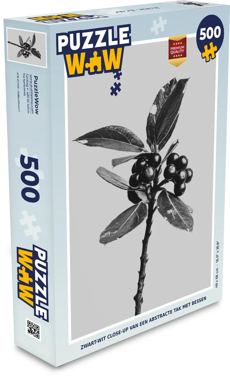 PuzzleWow Bessen Tak Legpuzzel 500 Stuks