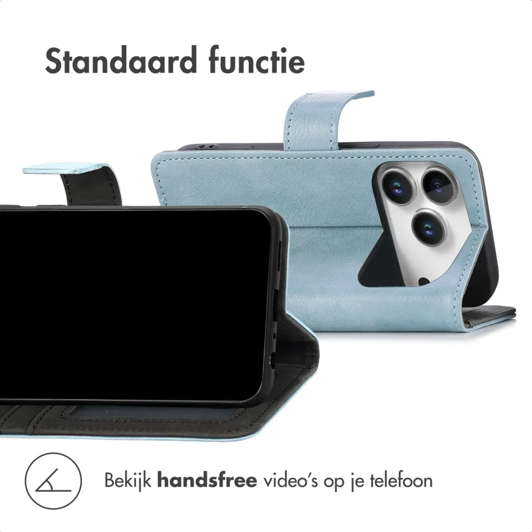 Imoshion Hoesje iPhone 17 Pro Max Lichtblauw - 3 Pasjes