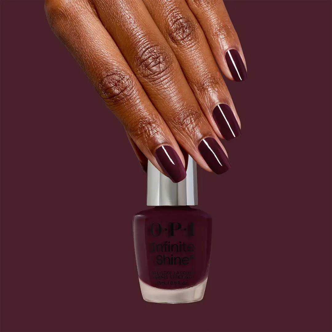 O.P.I. Infinite Shine Nagellak Mrs. O’Leary’s BBQ - 15ml - Rood - afbeelding 3 van 5