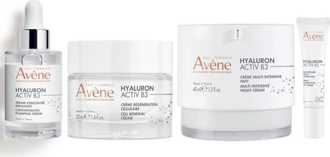 Avène Hyaluron Activ B3 Serum, Dag, Nacht- en Oogcrème Bundel
