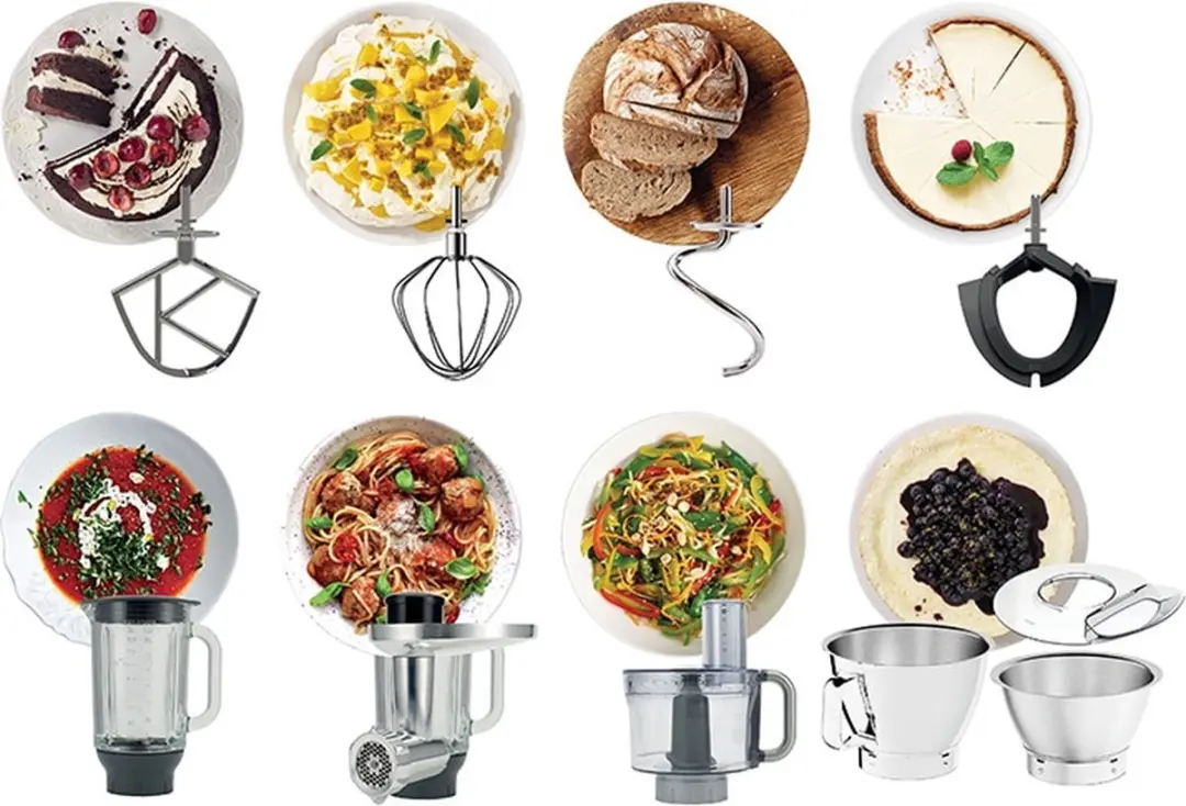 Kenwood KVC85.594SI Staande Mixer 1200W - Zilver - afbeelding 6 van 6