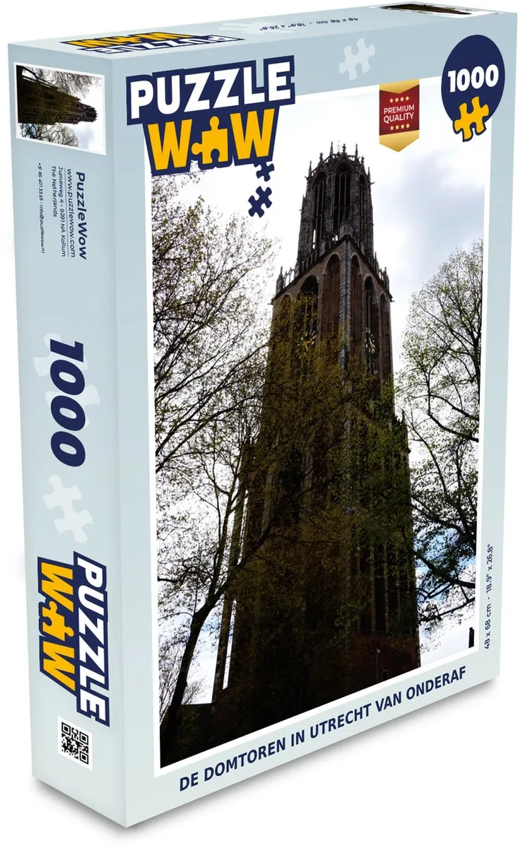 PuzzleWow Boom Domtoren Utrecht Legpuzzel 1000 Stuks