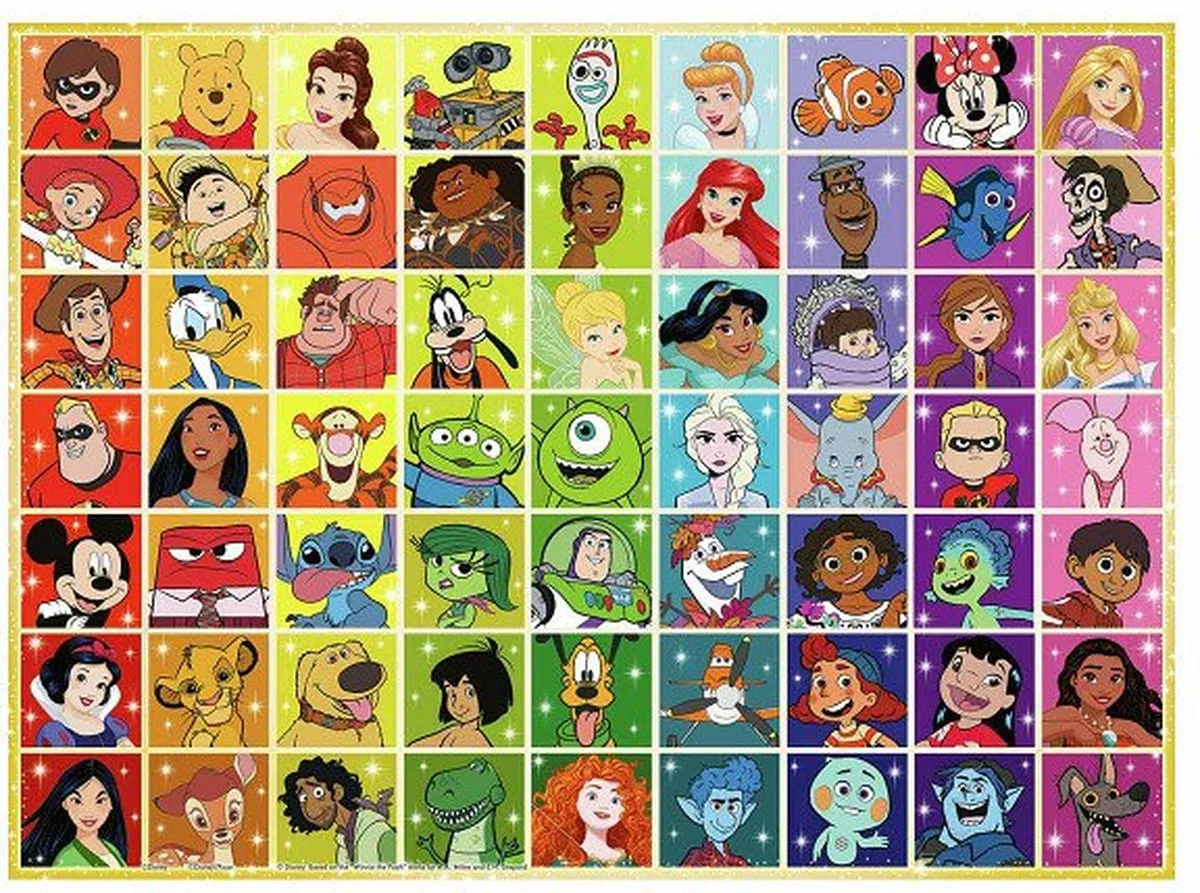 Ravensburger Disney Collage Legpuzzel 100 XXL Stukjes - 133321