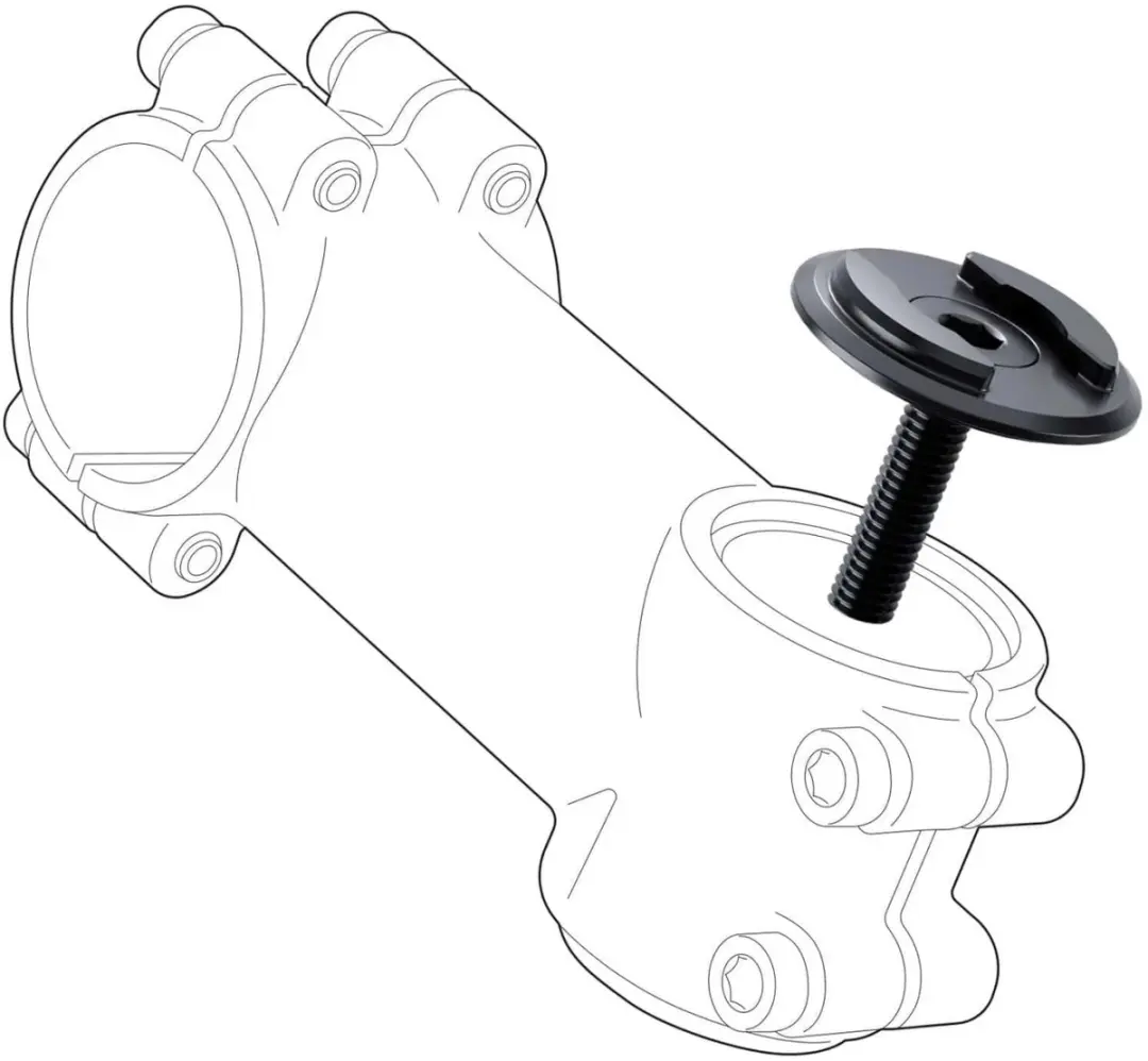 SP Connect Micro Stem Mount Pro SPC+ Telefoonhouder - Zwart
