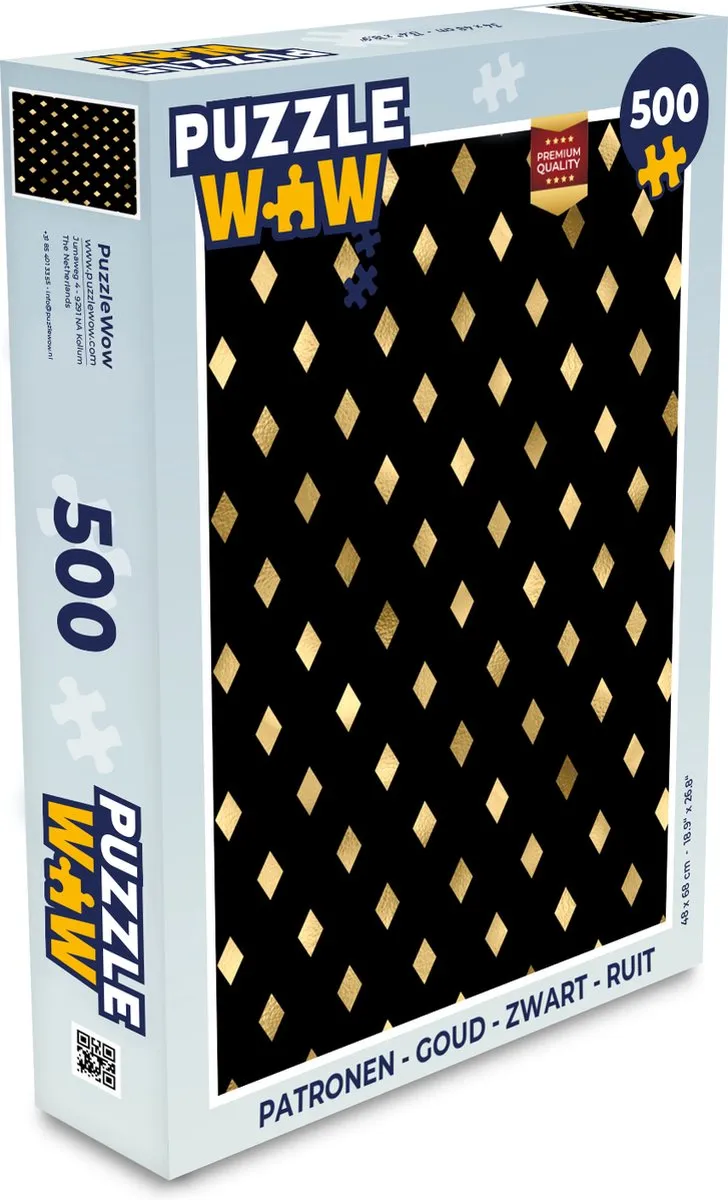 PuzzleWow Legpuzzel 500 Stuks - Multicolor