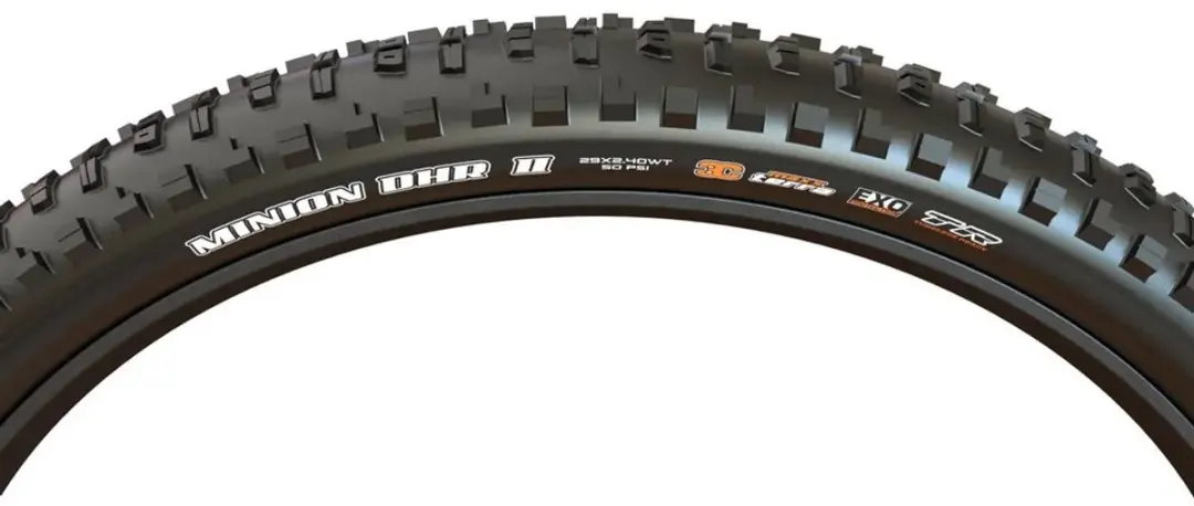Maxxis Minion DHR II 27.5x2.40 Tubeless Ready MTB Band - Zwart - afbeelding 3 van 4