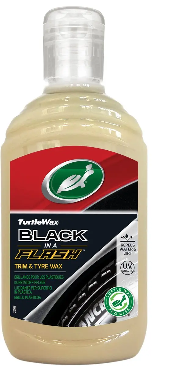 Turtle Wax 54508 Black in A Flash Gel 300ml