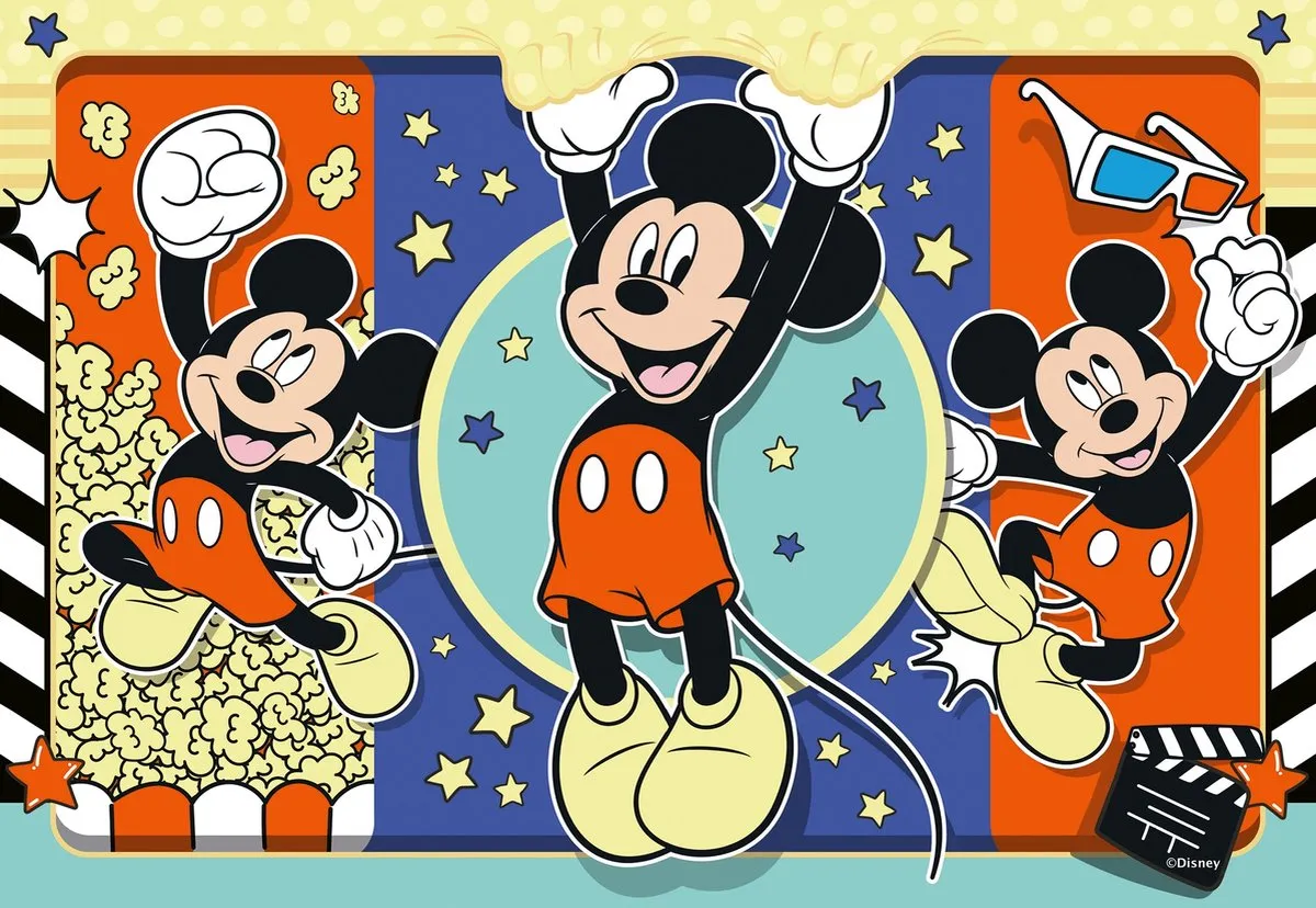 Ravensburger Mickey Mouse Puzzels - 24 Stuks - 2x24