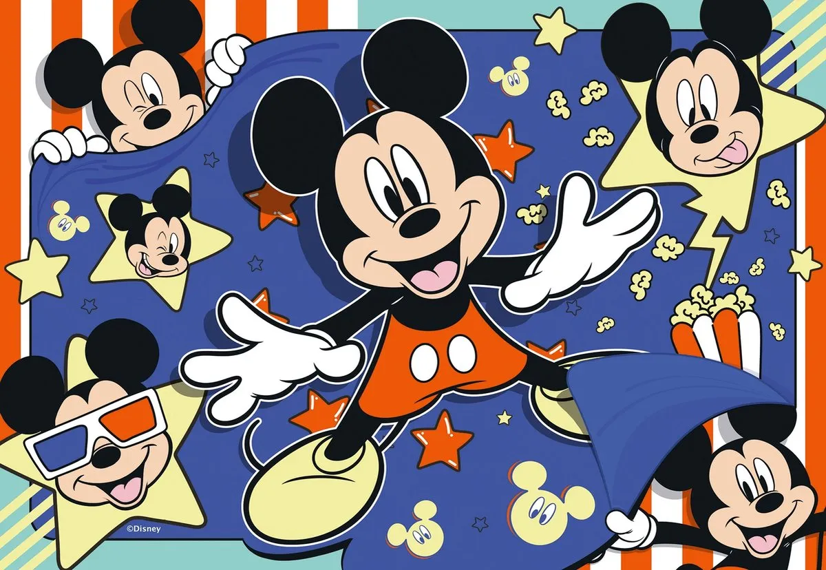 Ravensburger Mickey Mouse Puzzels - 24 Stuks - 2x24