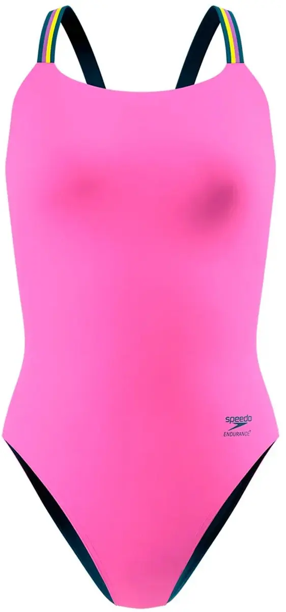 Speedo Solid Comfort V-back Zwemkleding Roze 34 Vrouw