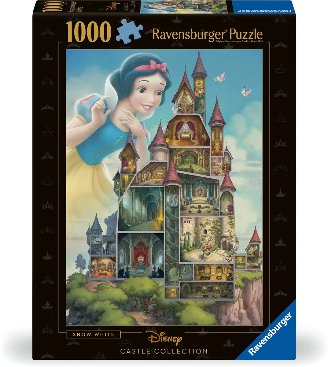 Ravensburger Disney Castles Sneeuwwitje Puzzel 1000 Stuks - MPN 00257