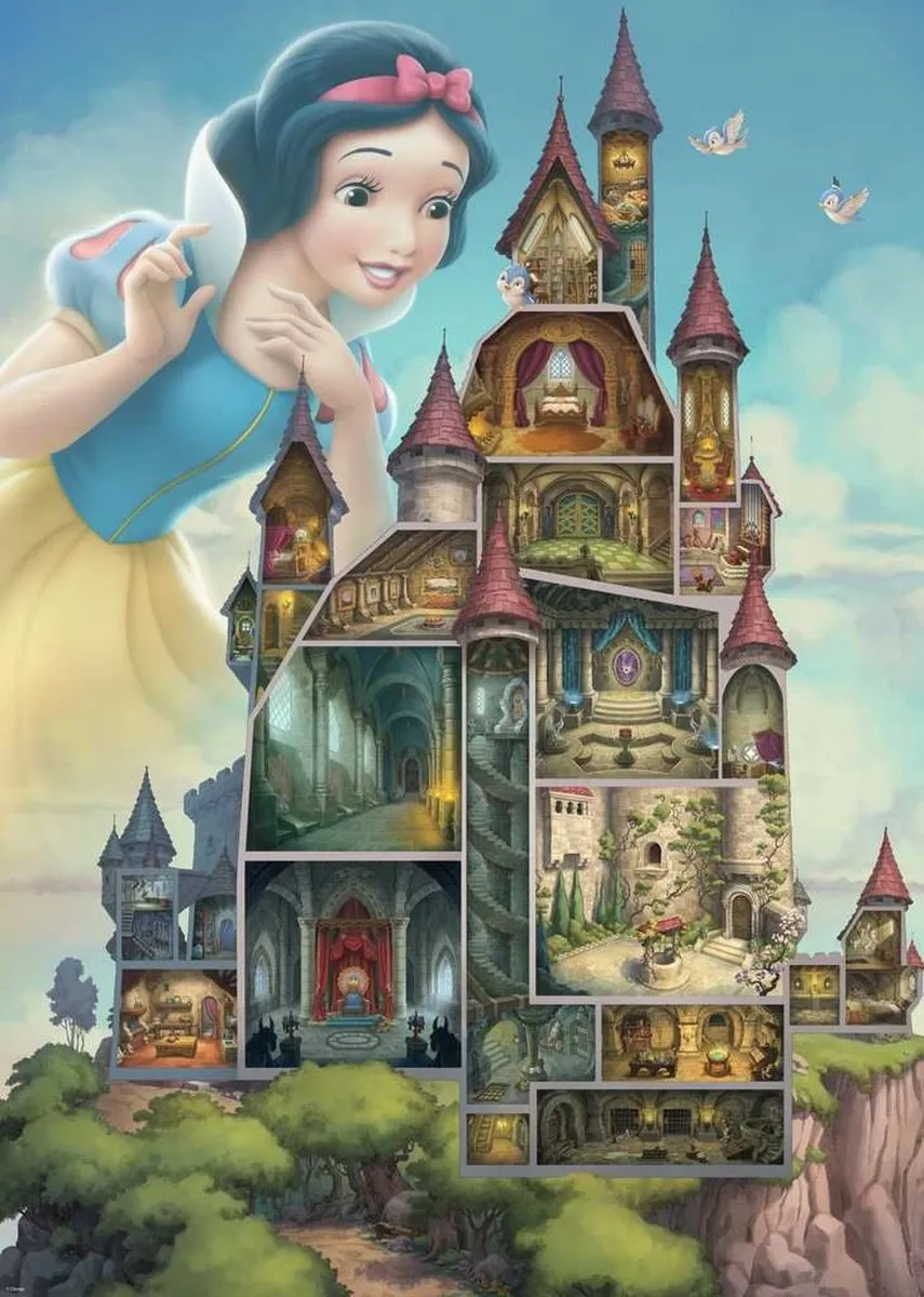 Ravensburger Disney Castles Sneeuwwitje Puzzel 1000 Stuks - MPN 00257