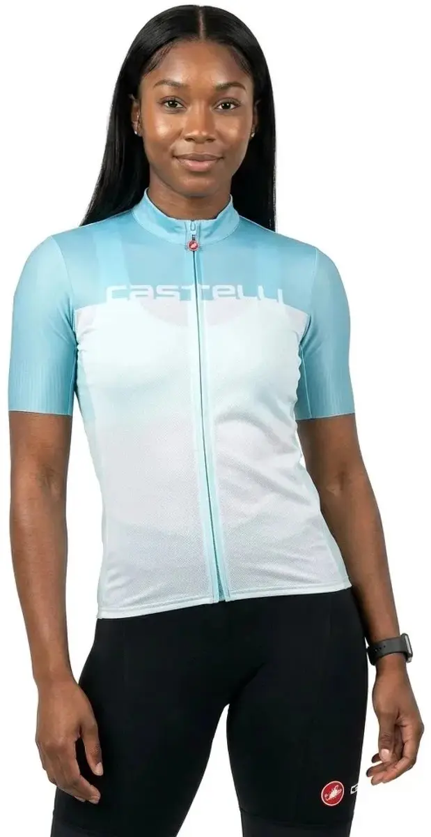 Castelli Velocissima Wielertrui - S - Light Acqua