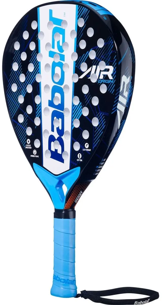 Babolat Air Origin Padelracket - Zwart/Blauw