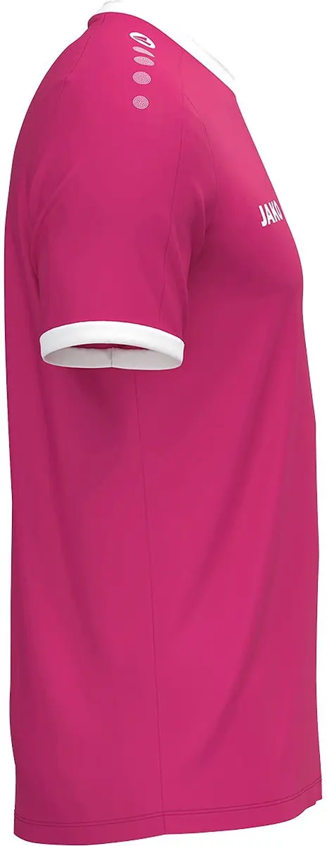 JAKO One Shirt Heren Korte Mouw - Deep Pink XXL