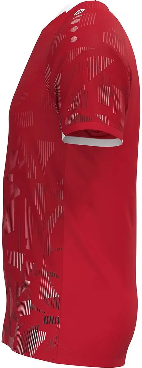 JAKO Sonic Shirt Korte Mouw Heren - Rood/Zwart/Wit M