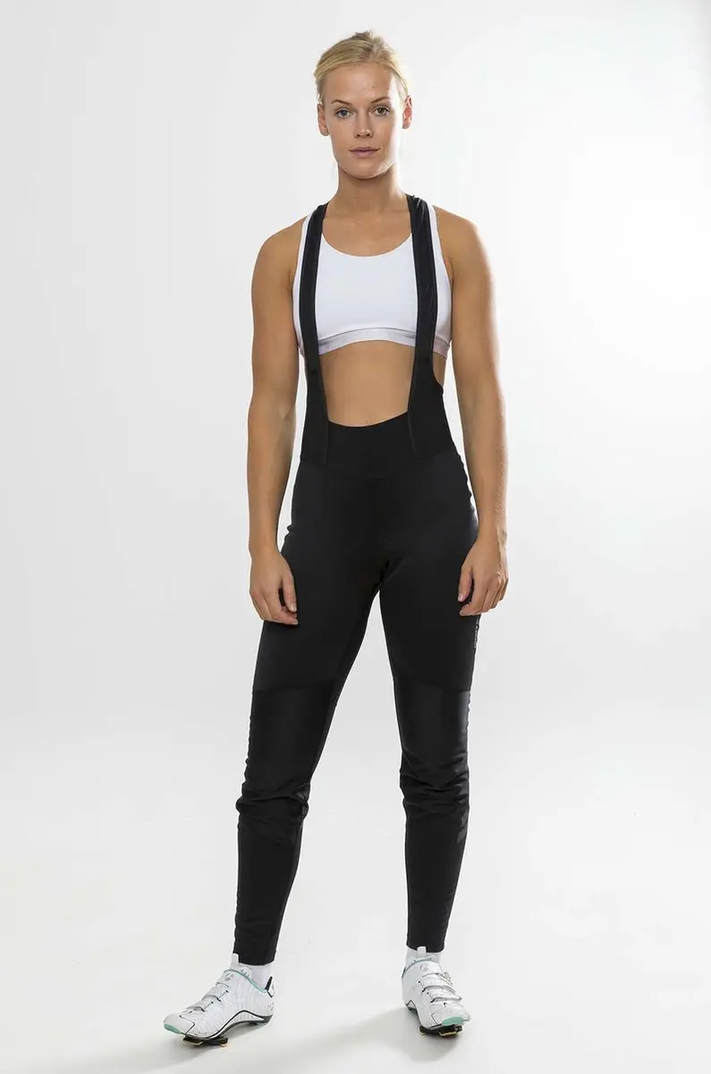 Craft Ideal Wind Bib Tights W S - Zwart