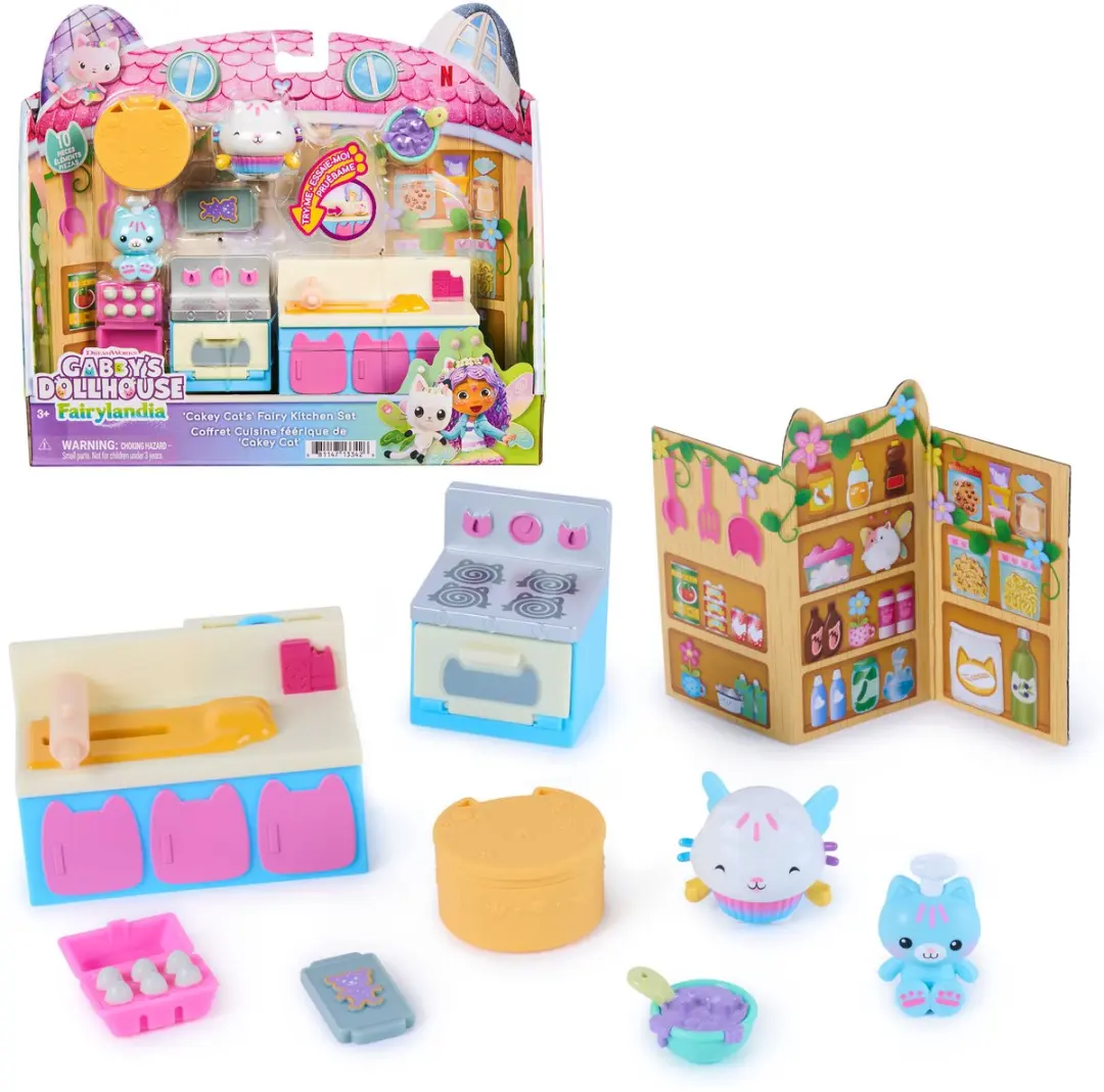 Gabby's Poppenhuis Fairylandia Fairy Furniture Set Cakeys Kitchen.