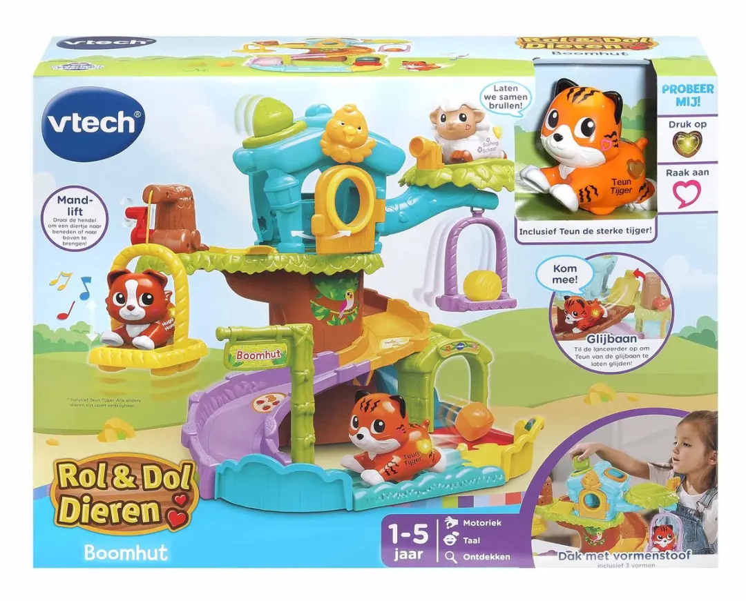 VTech Rol & Dol Dieren Boomhut - afbeelding 2 van 5