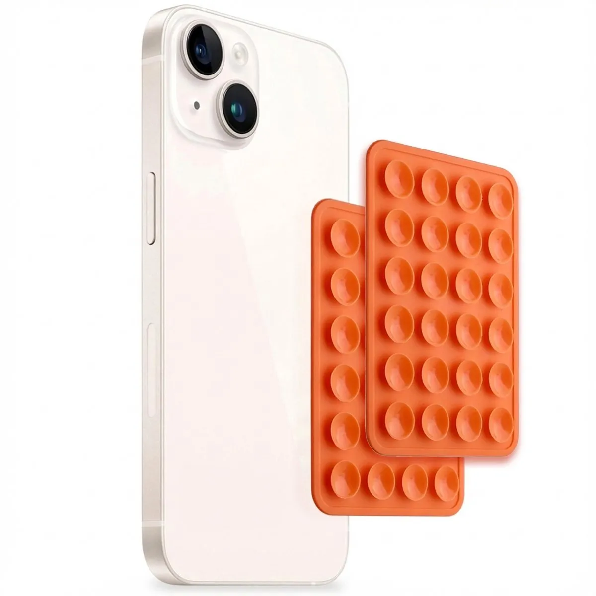 Selencia Octobuddy Popsocket - Oranje - 2 Stuks