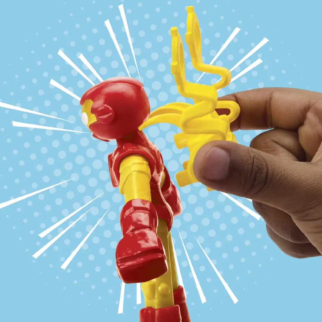 Play-Doh Marvel Iron Man Explosie-launcher - Speelset met actiefiguur - afbeelding 5 van 6