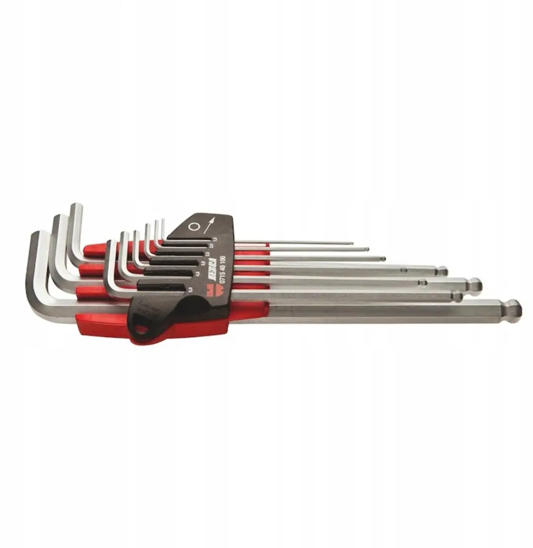 Wurth Inbussleutelset met Kogelkop, 1.5-10mm, 9 Delig