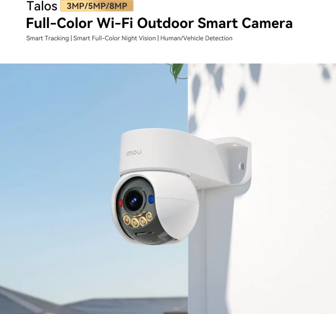 Imou Talos 8MP Beveiligingscamera 4K - Wit - afbeelding 6 van 6