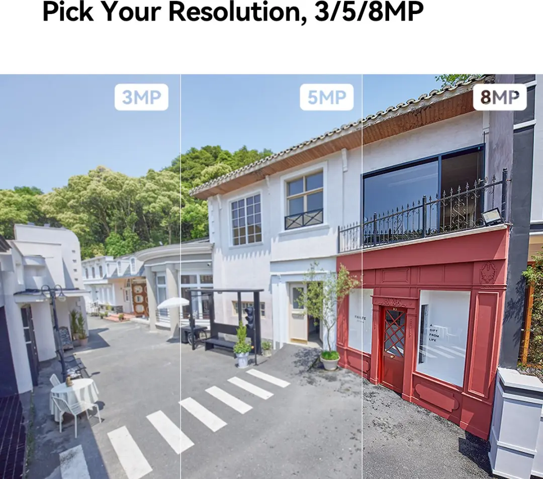 Imou Talos 8MP Beveiligingscamera 4K - Wit - afbeelding 4 van 6