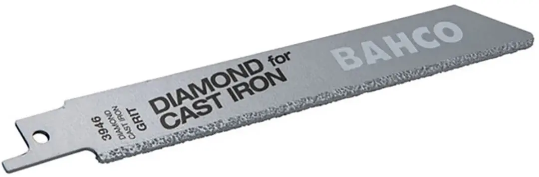 Bahco Ijzer Sable-bladen Met Diamantkorrel Voor Gietwerk En Keramiek 100 Mm Zilv