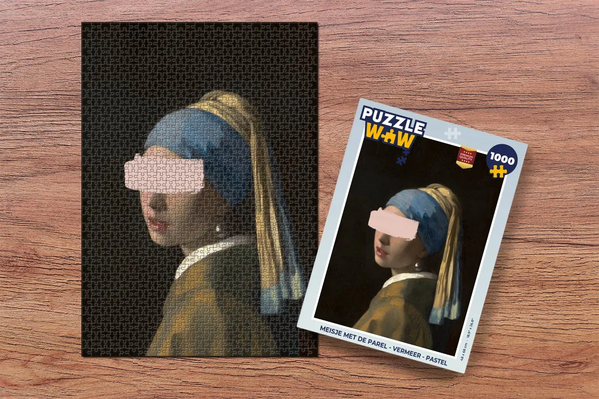 PuzzleWow Vermeer Legpuzzel 1000 Stuks - Multicolor