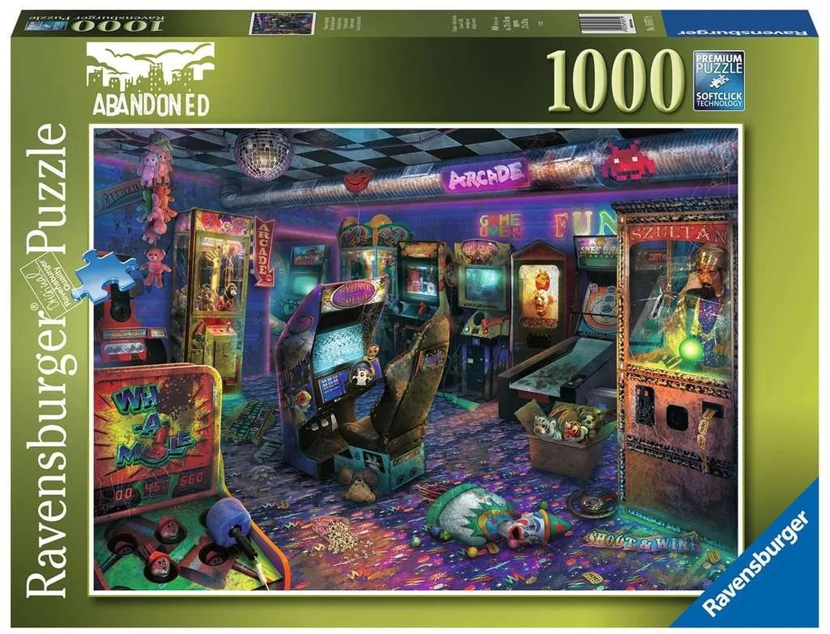Ravensburger Vergeten Speelhal Legpuzzel 1000 Stuks - Multicolor
